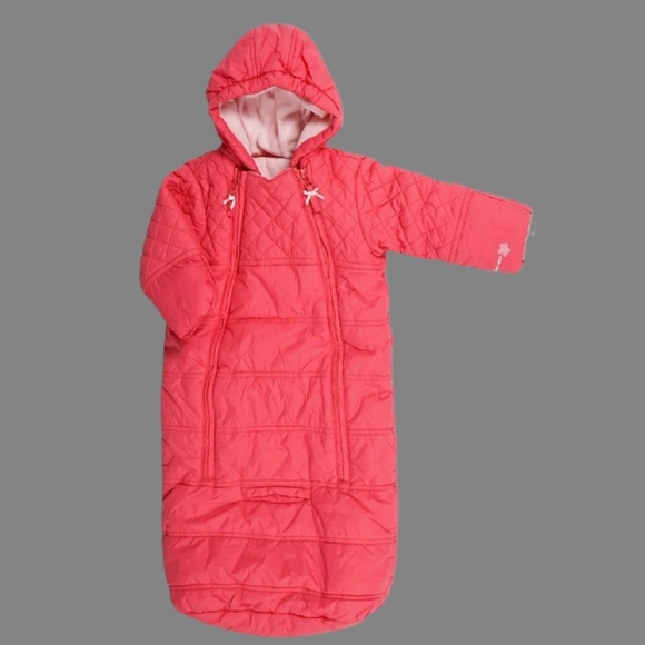 6/9 MONTHS MEXX Warm Fleece Lined Winter Bunting Bag EUC  - Picture 2 of 8